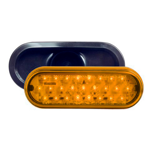3010E-AU - FARO 25 LED AMBAR - 12/24V